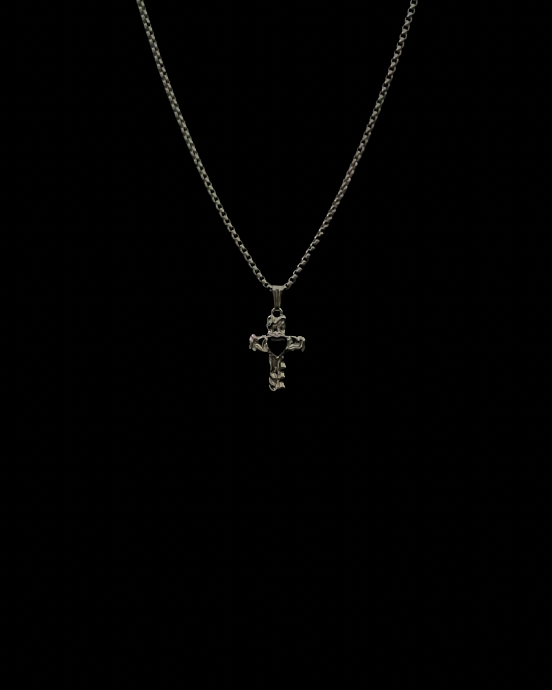 Cyberhex - Y2k Cross Necklace