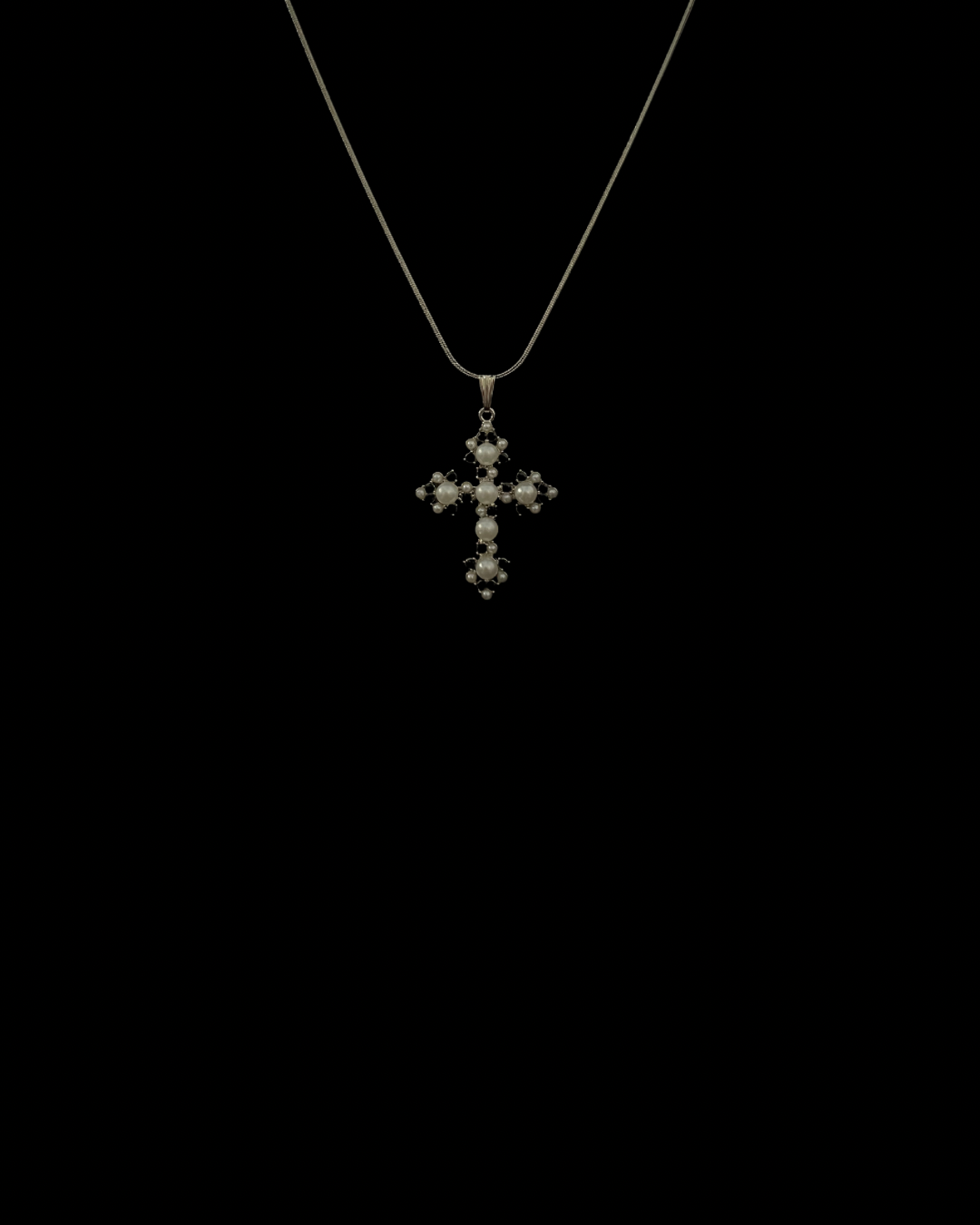 Astrapearl - Pearl Cross Necklace