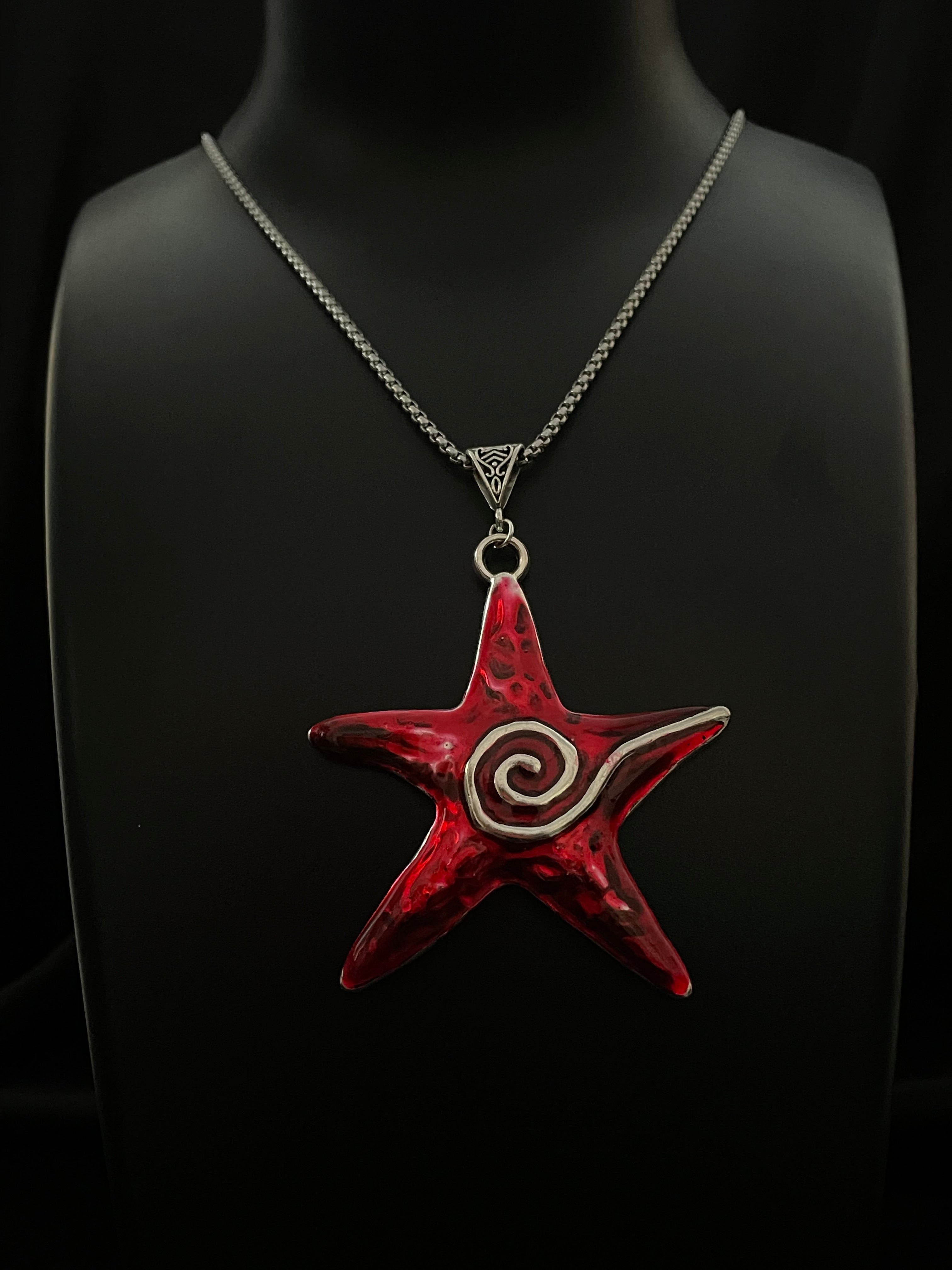 Scarletseal - Gothic Star Necklace
