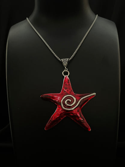 Scarletseal - Gothic Star Necklace