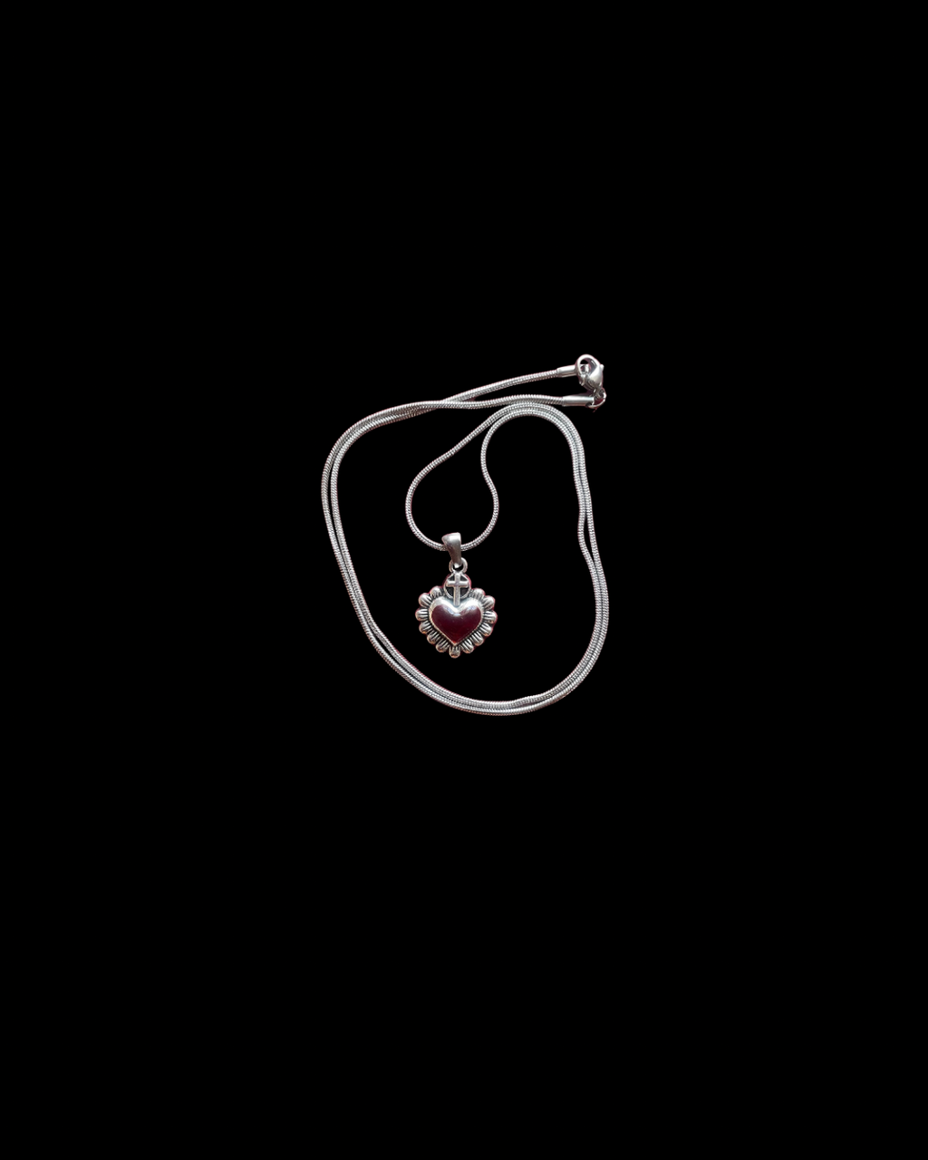 Crimsonsaint - Gothic Heart Necklace