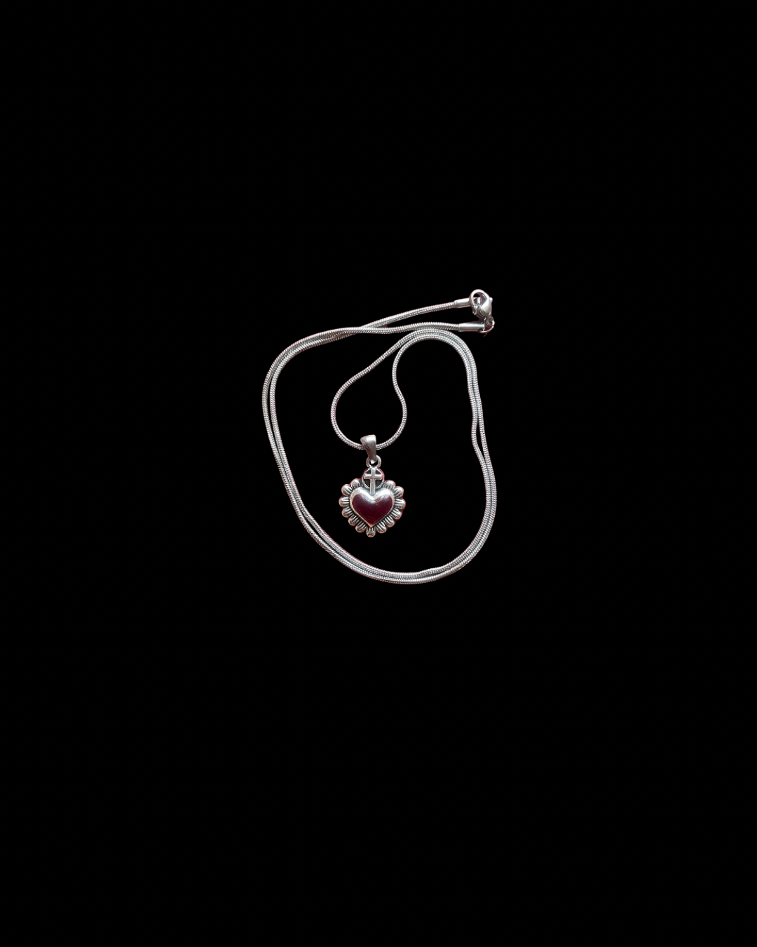 Crimsonsaint - Gothic Heart Necklace