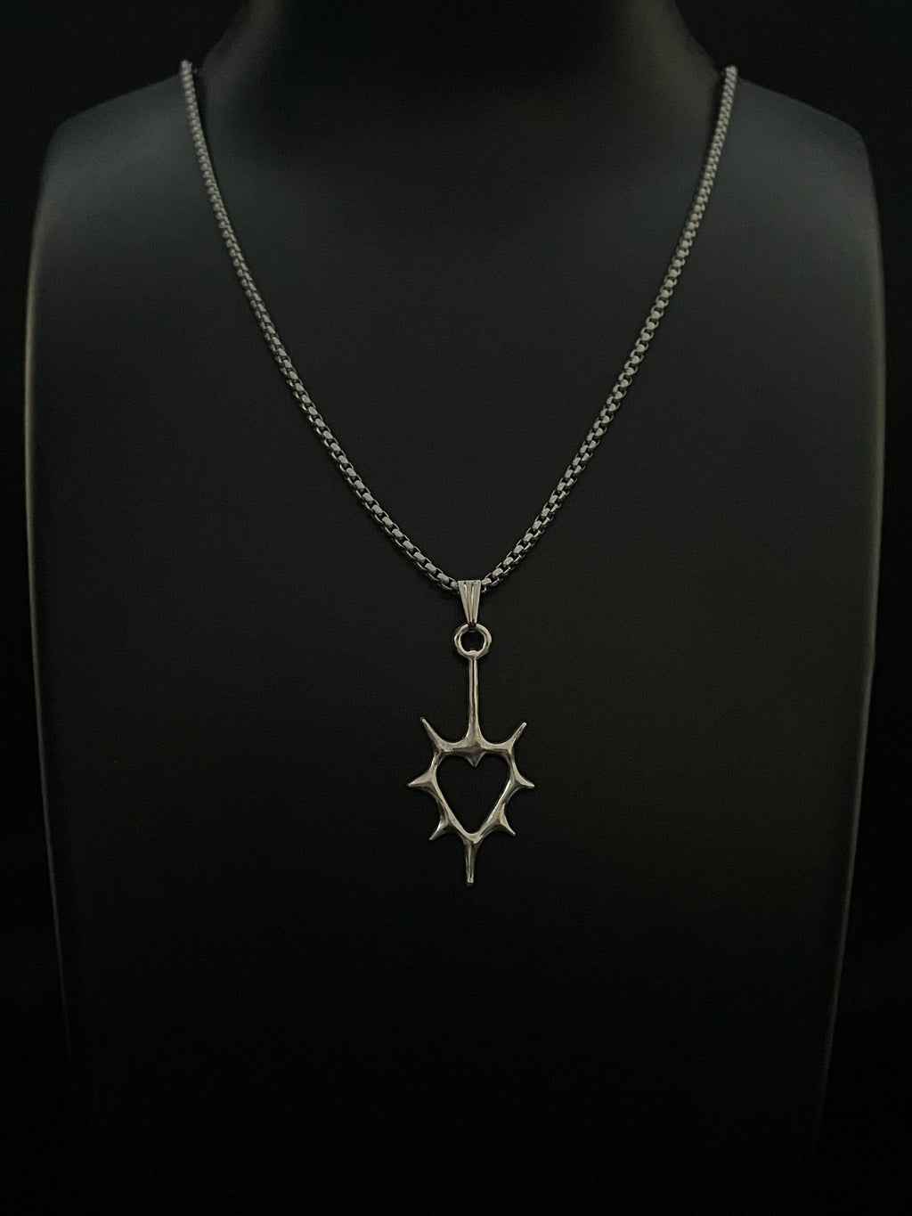 Heartshard - Gothic Heart Necklace