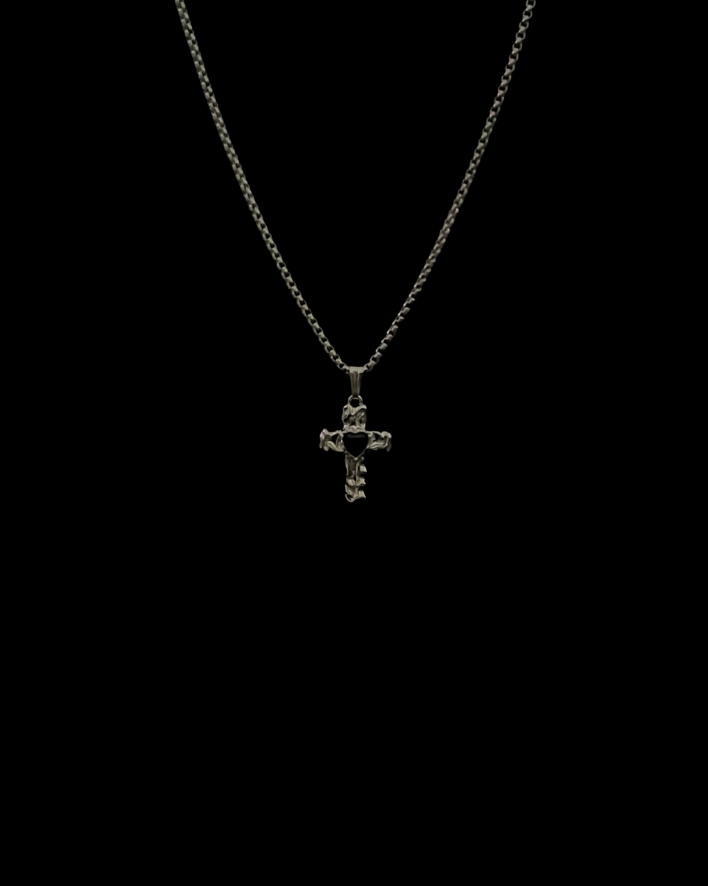 Cyberhex - Y2k Cross Necklace