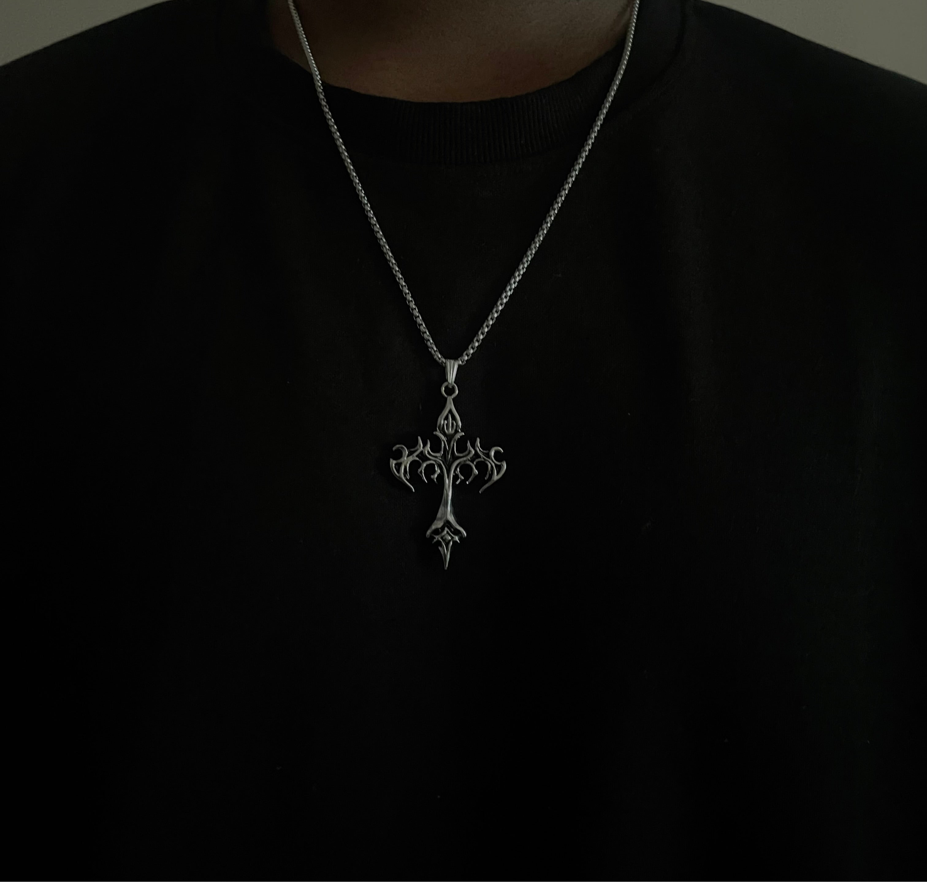 Soulrend - Dragon Cross Necklace