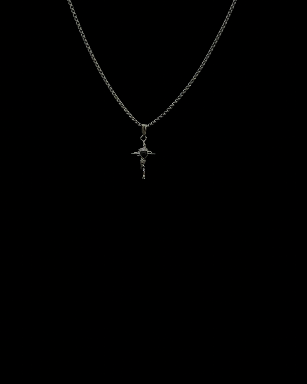 Cryospike - Y2k Cross Necklace