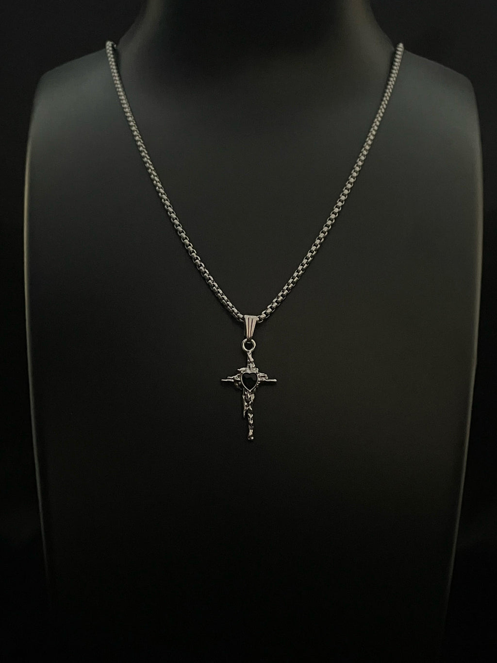 Cryospike - Y2k Cross Necklace