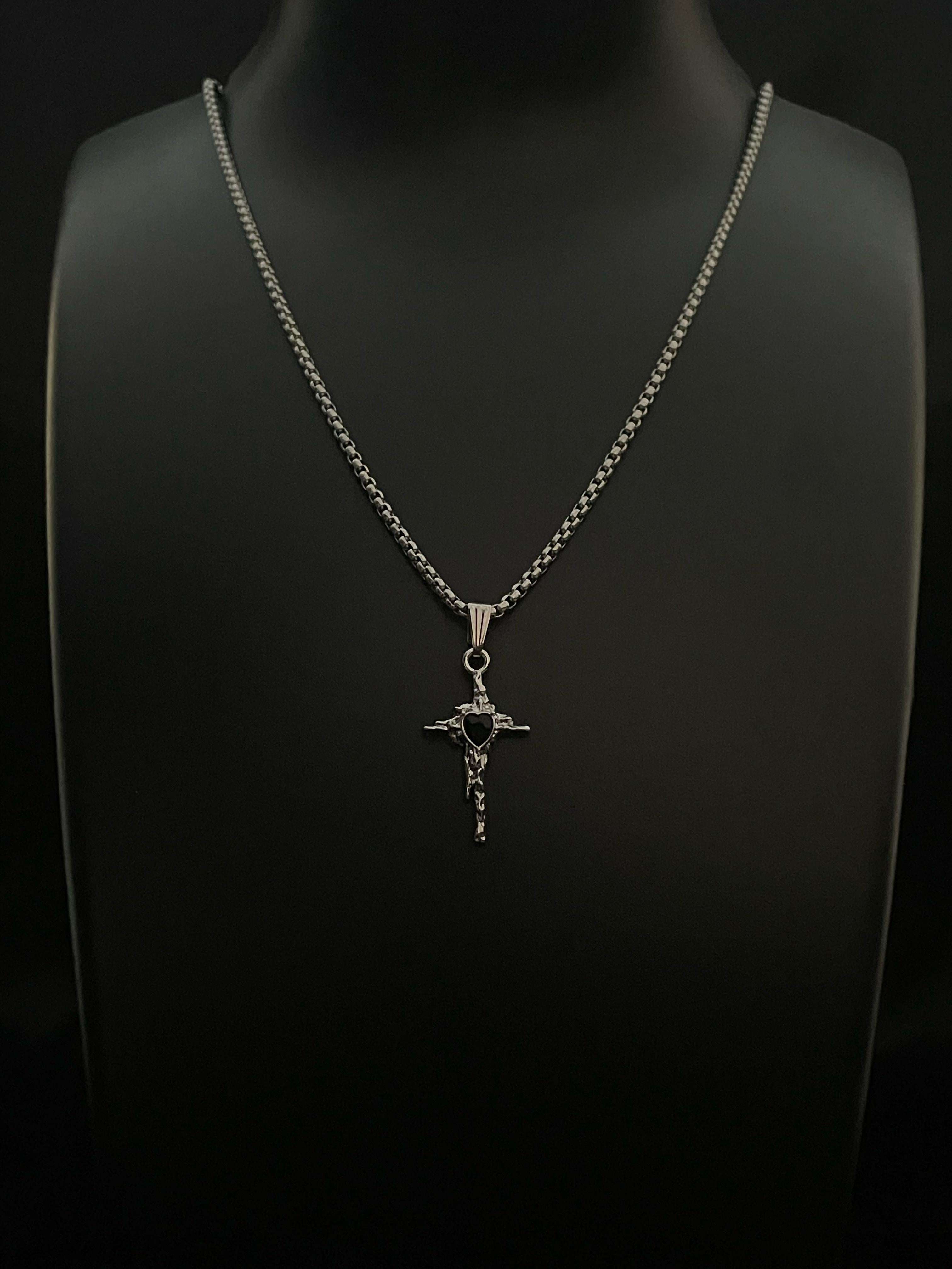 Cryospike - Y2k Cross Necklace