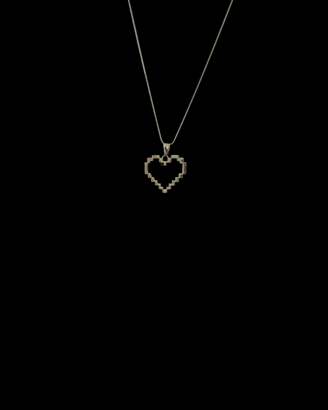 Pixelcrush - Y2k Heart Necklace