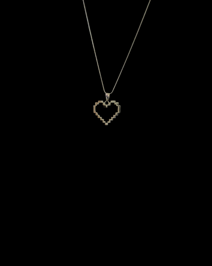 Pixelcrush - Y2k Heart Necklace