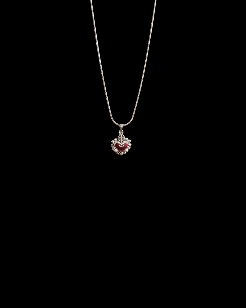 Crimsonsaint - Gothic Heart Necklace