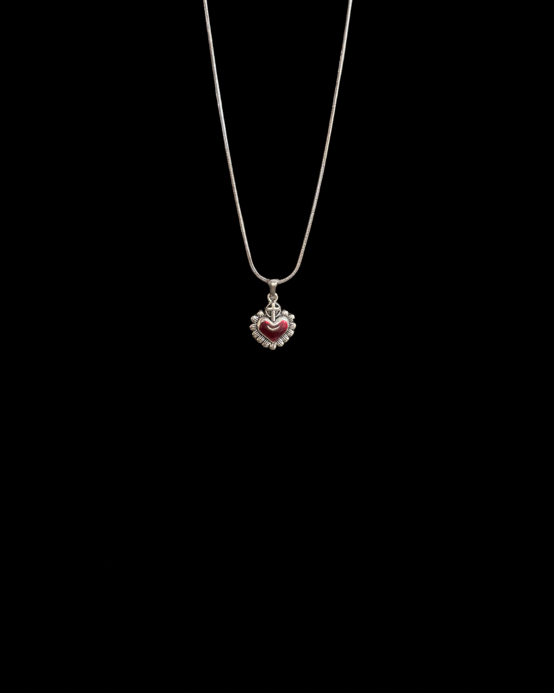 Crimsonsaint - Gothic Heart Necklace