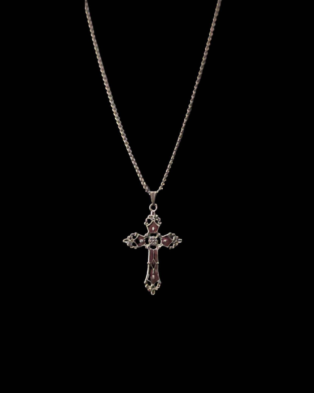 Graveblight - Gothic Cross Necklace