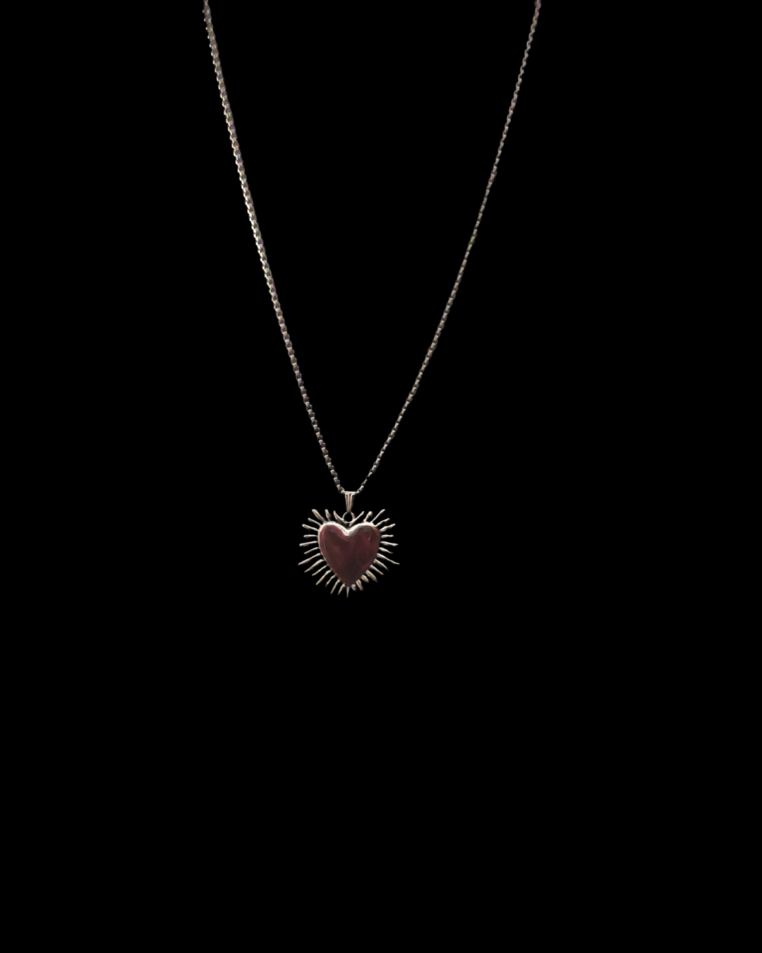 Vileheart - Gothic Heart Necklace