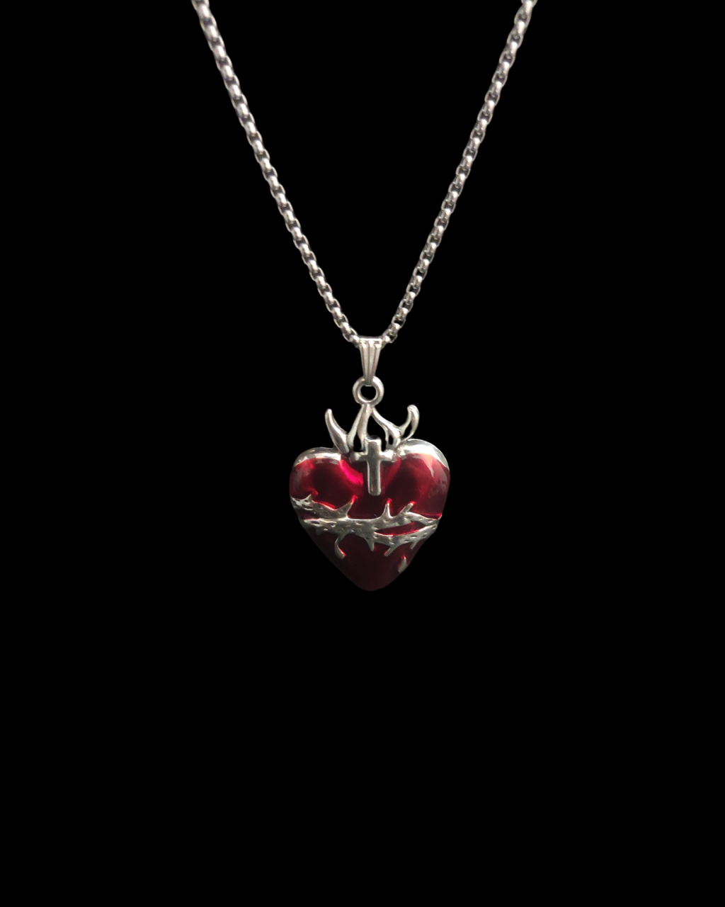 Bloodbound - Gothic Heart Necklace - Bloodysweetgothic