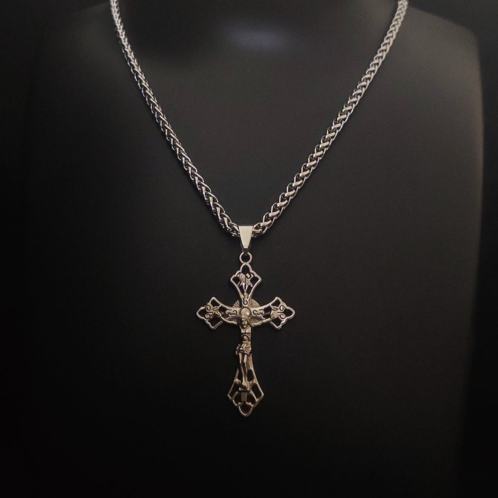 Crimsonrelic - Gothic Cross Necklace - Bloodysweetgothic