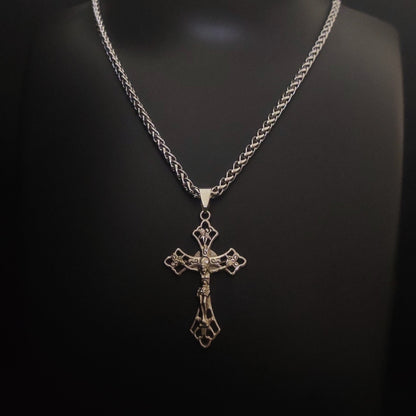 Crimsonrelic - Gothic Cross Necklace - Bloodysweetgothic
