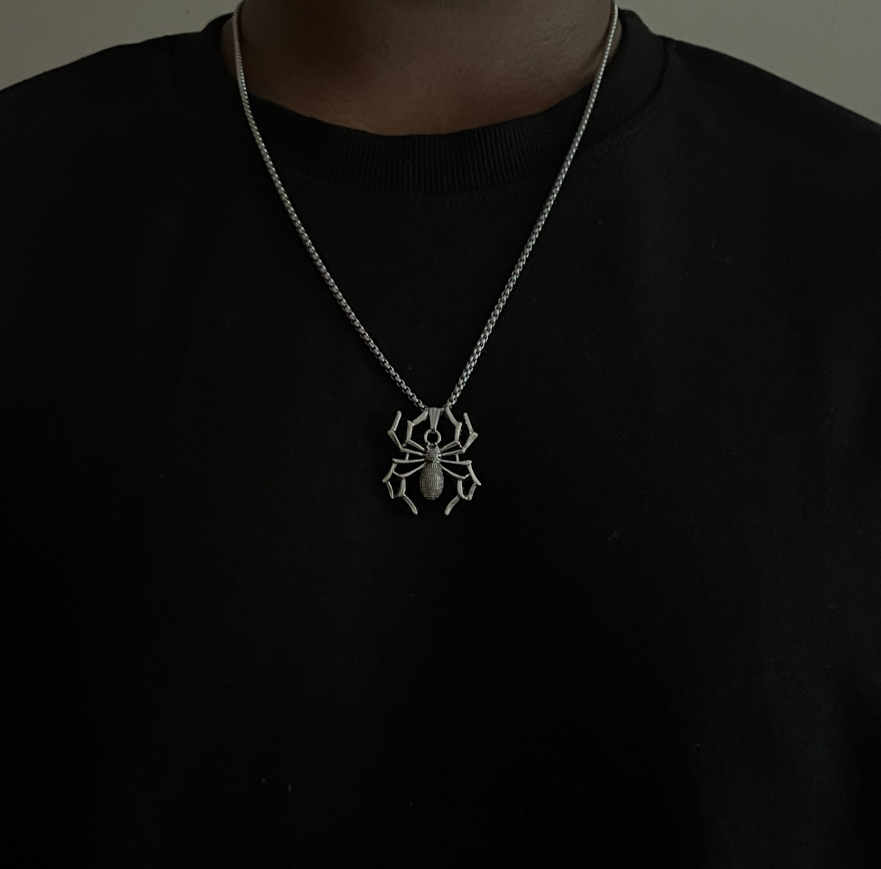 Webspire - Y2k Spider Necklace