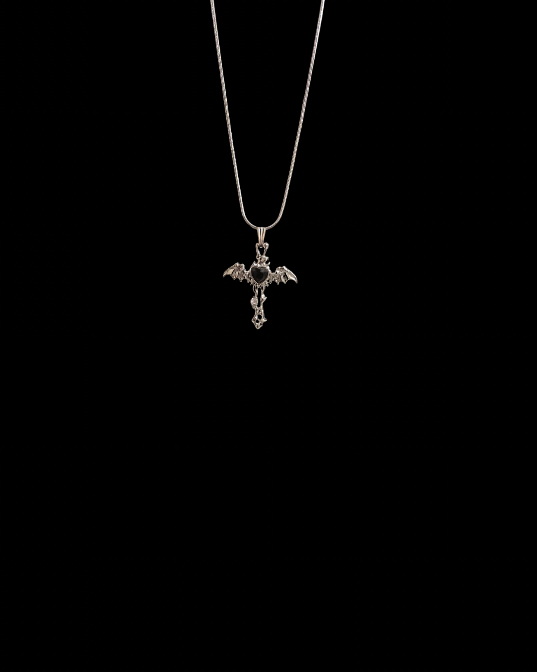 Silveroath - Gothic Cross Necklace