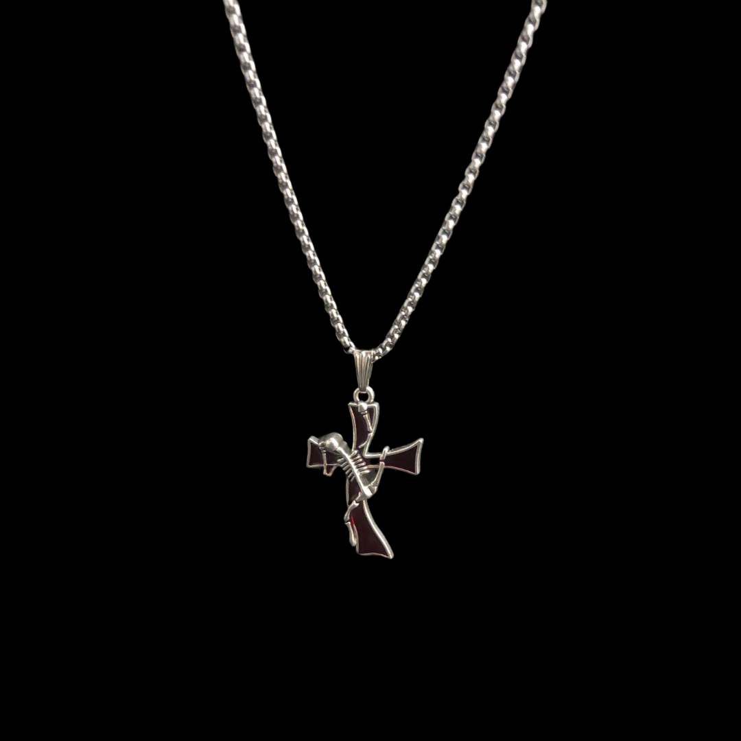Graveborne - Gothic Cross Necklace - Bloodysweetgothic