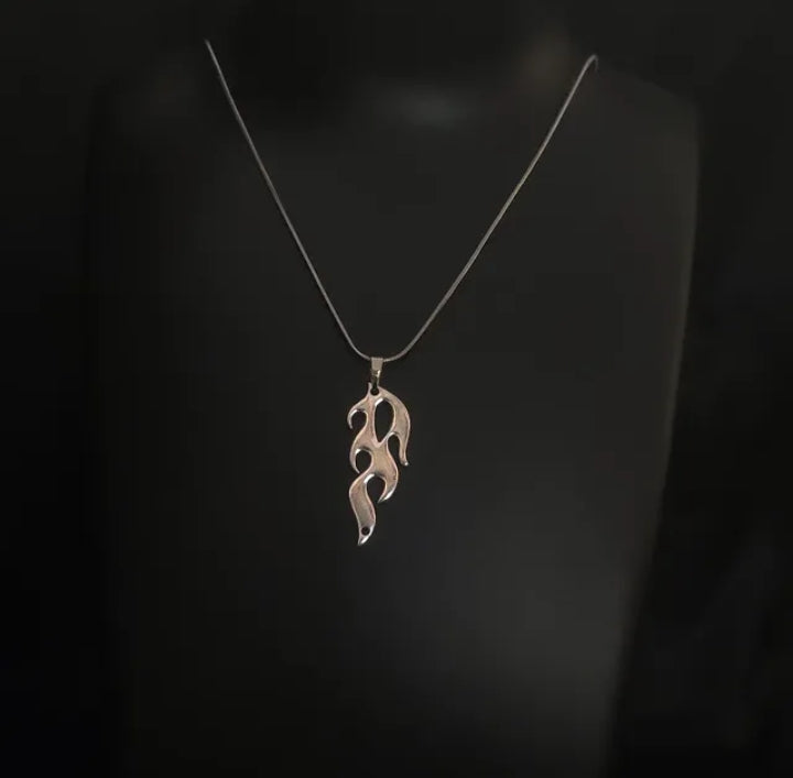 Hellfire - Gothic Flame Necklace - Bloodysweetgothic