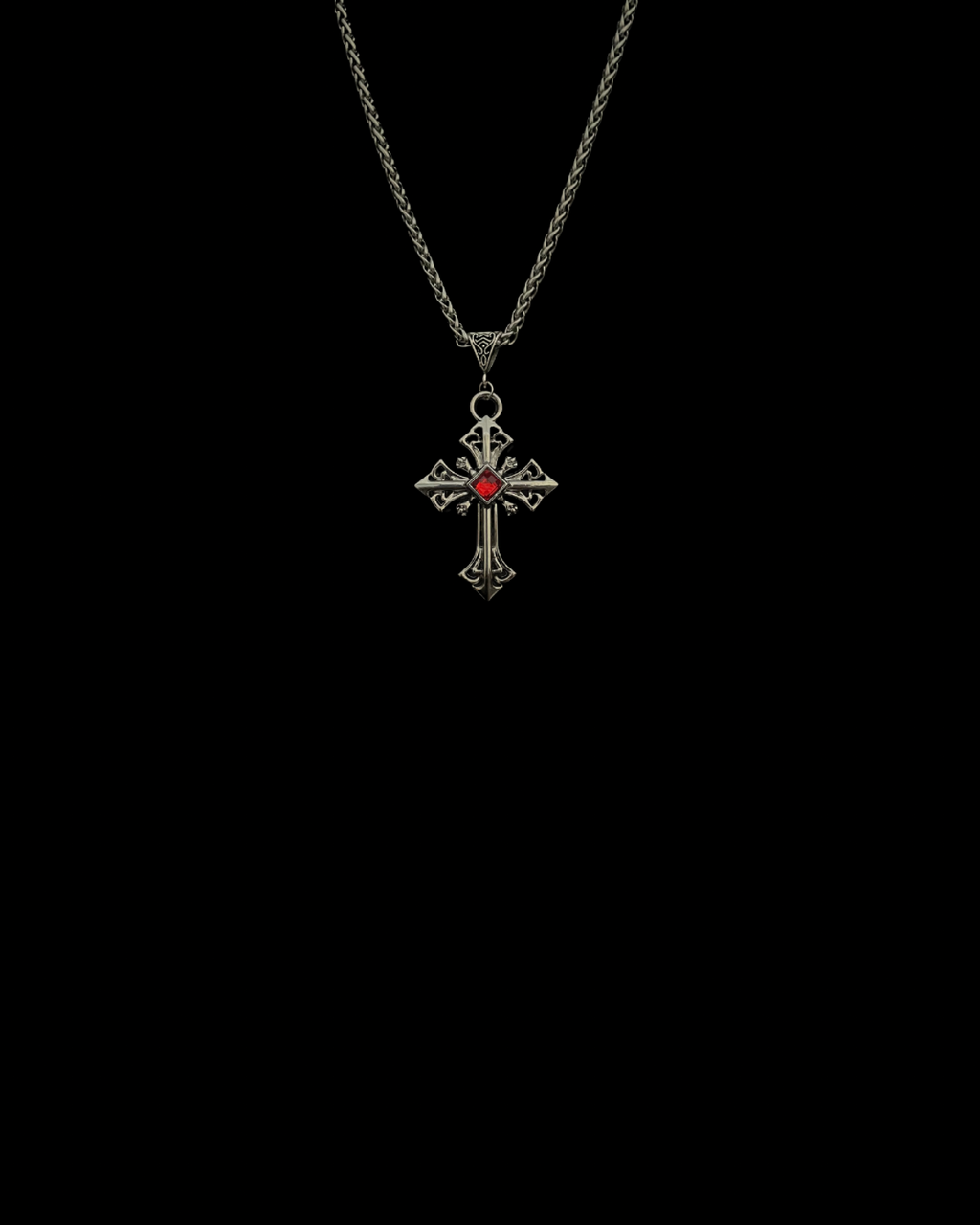 Hellcrest - Gothic Cross Necklace