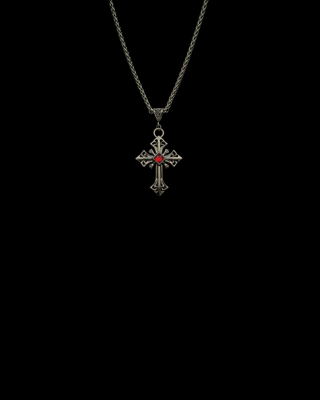 Hellcrest - Gothic Cross Necklace
