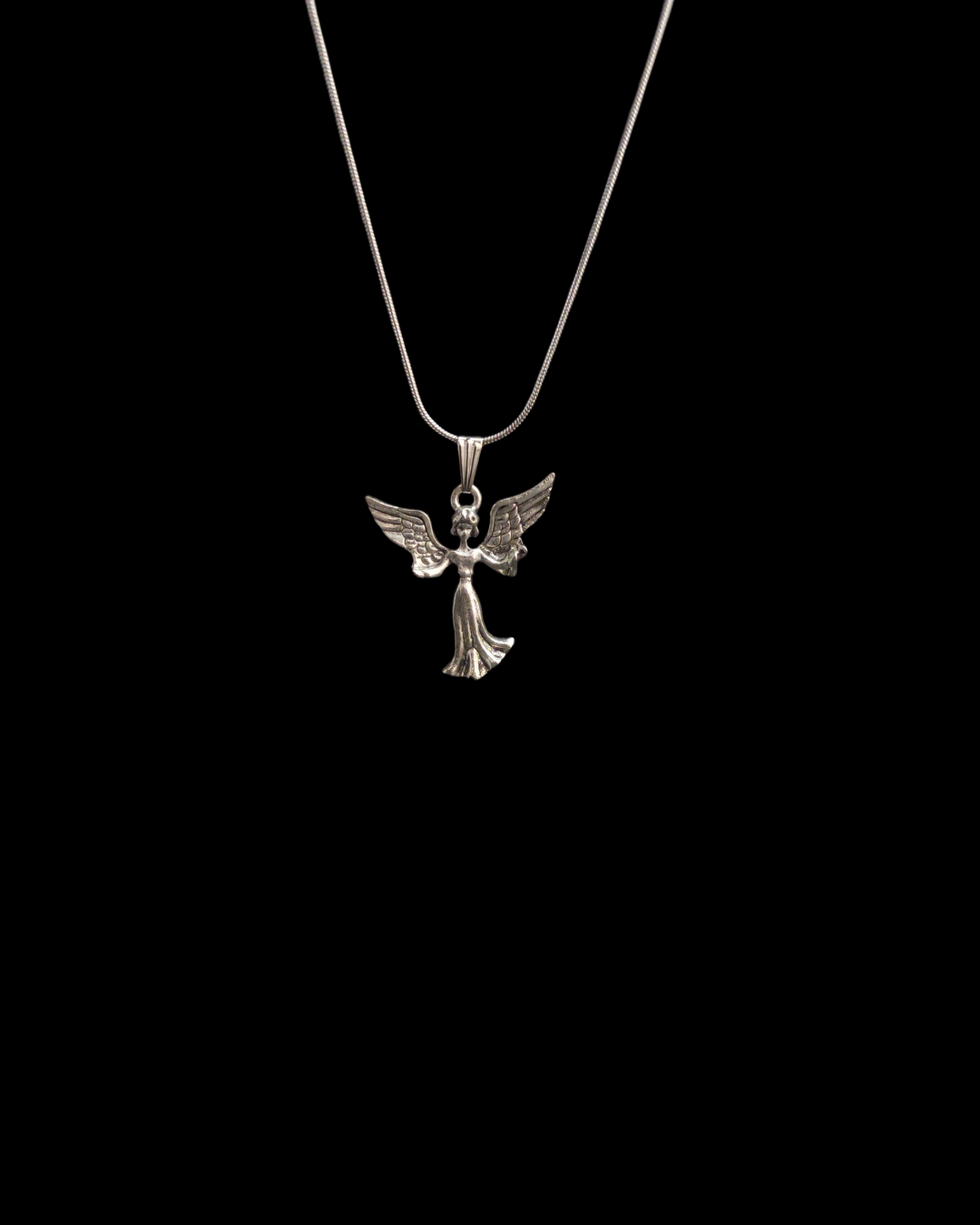 Nightsangel - Gothic Angel Necklace - Bloodysweetgothic