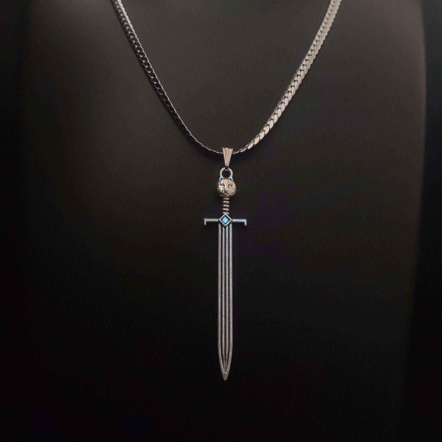 Oathkeeper - Gothic Sword Necklace - Bloodysweetgothic
